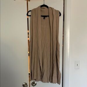 Forever 21 Tan Sleeveless Vest